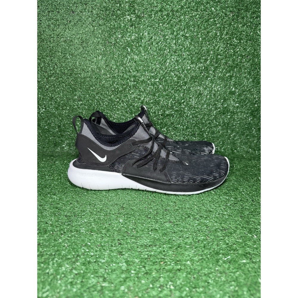 Nike Flex Contact 3 Mens Size 10 Black White Running Shoes Sneakers AQ7484-004